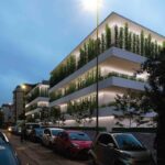 render giardino verticale pisa ferrante